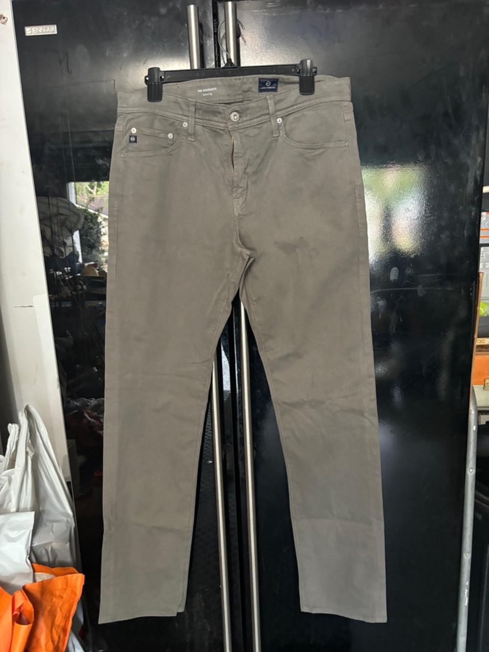 Ag Adriano Goldschmied Slim Men’s Jeans in Olive Gray